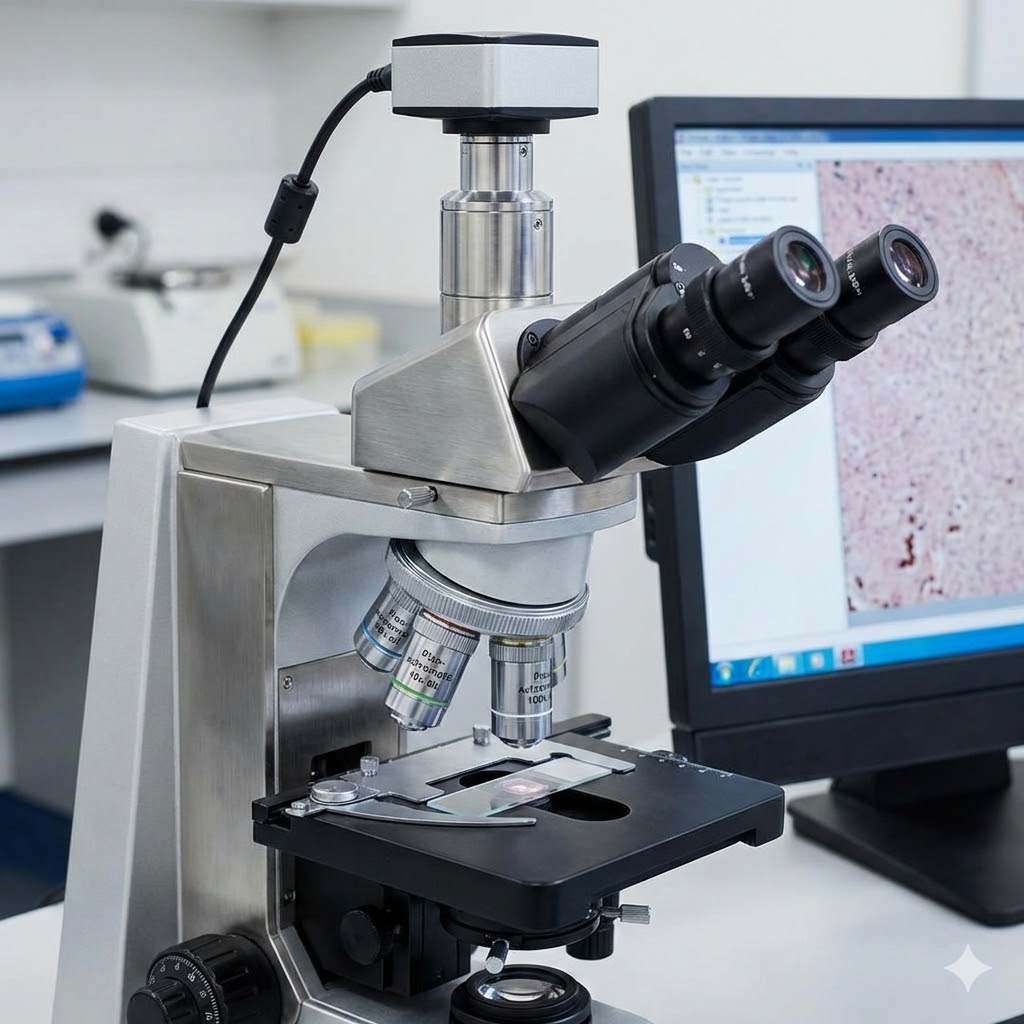 Trinocular Microscope